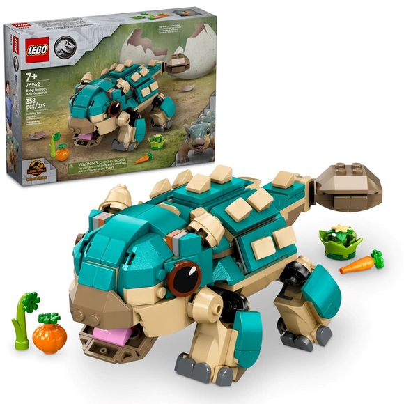 LEGO Baby Bumpy: Ankylosaurus Jurassic Park #76962 NEW in Sealed Box - Picture 3 of 9